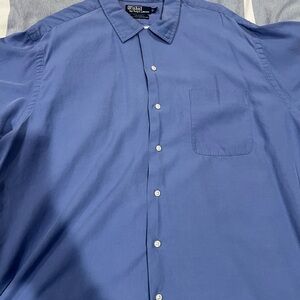 Ralph Lauren Blue Casual Button Down Shirt